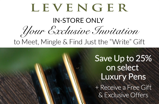 Levenger Tyson’s Corner in-store Event