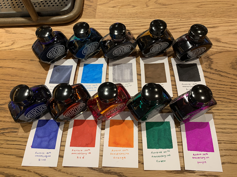 Aurora Special Edition Inks